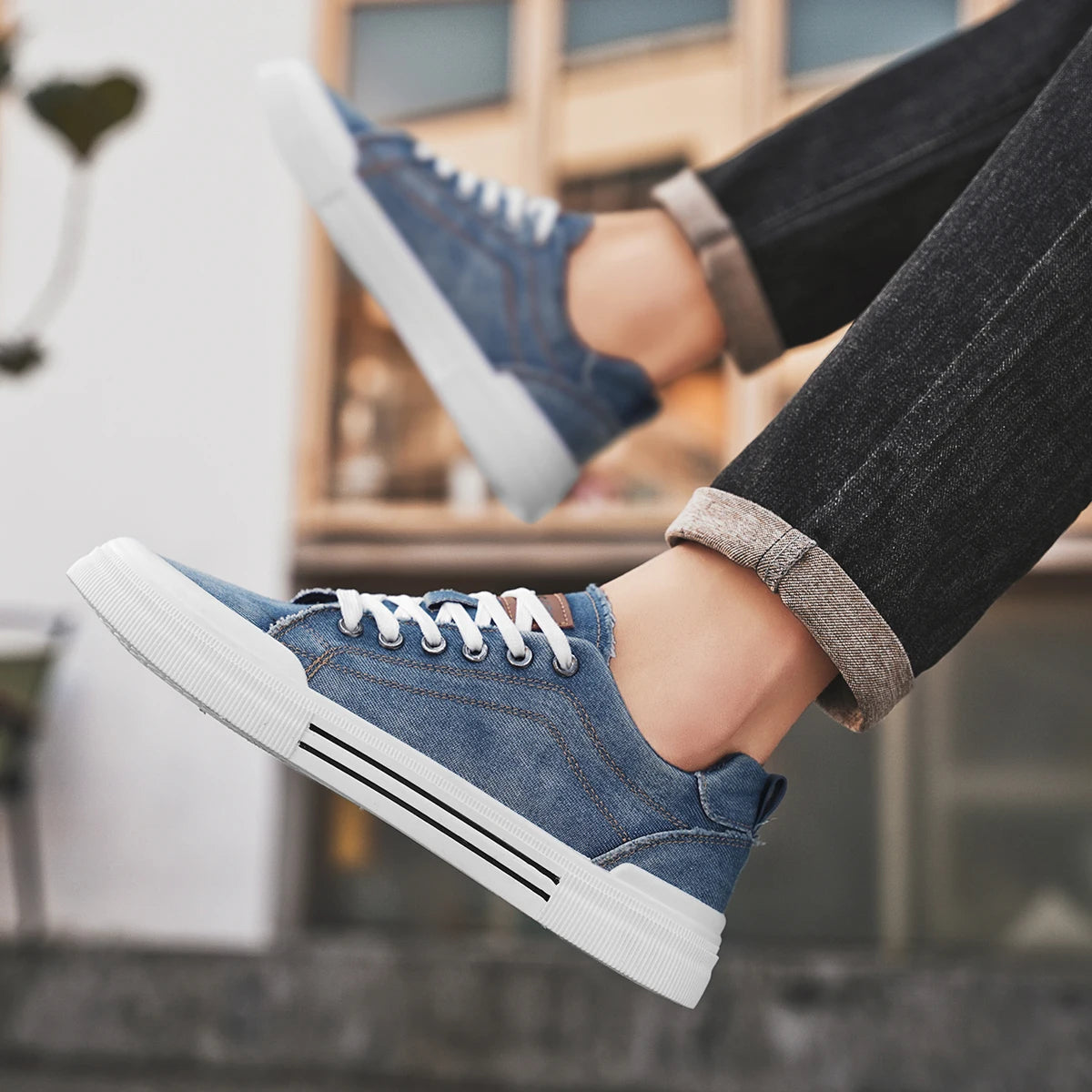 Venice Denim Sneakers - [Ezra Daniel]