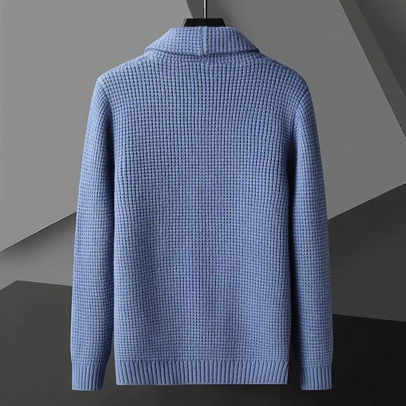 Vincenzo Waffle-Knit Cardigan - [Ezra Daniel]