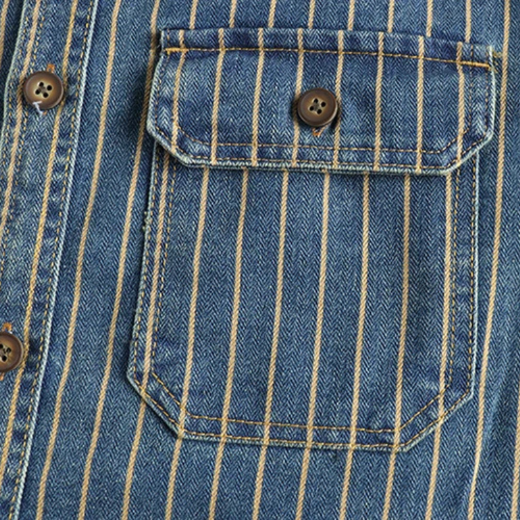 Vintage Denim Utility Shirt - [Ezra Daniel]