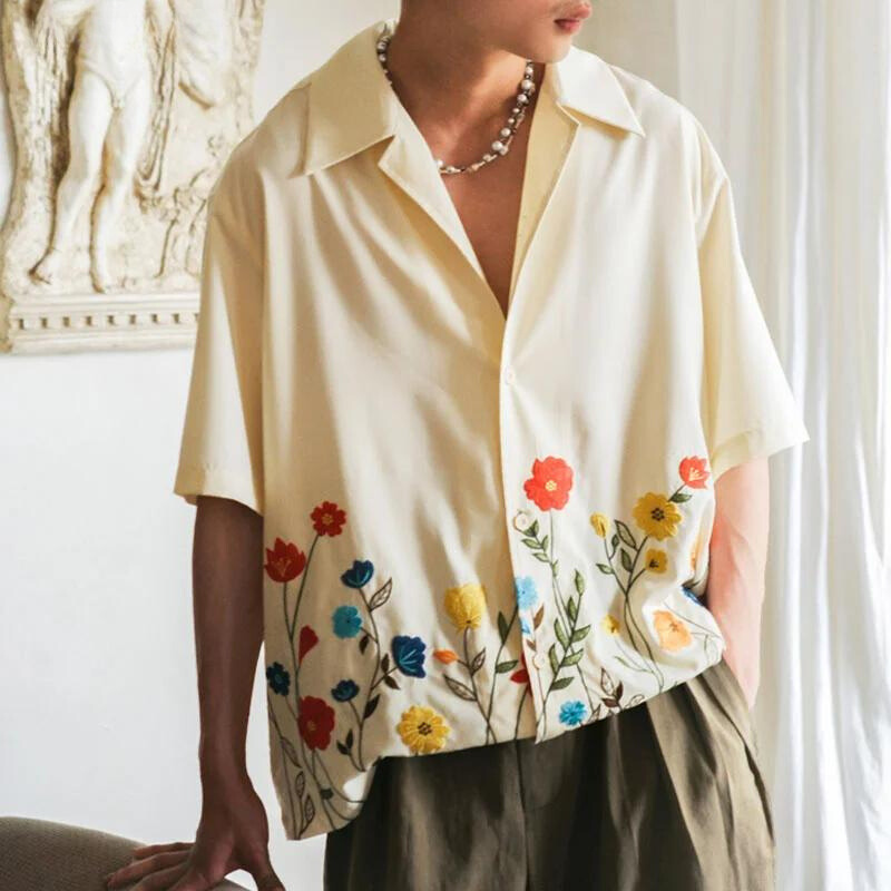 Cape Floral Shirt - Watson Grey
