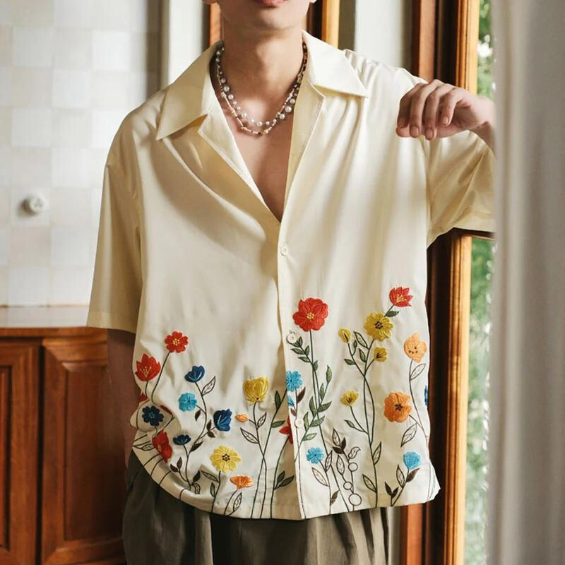 Cape Floral Shirt - Watson Grey