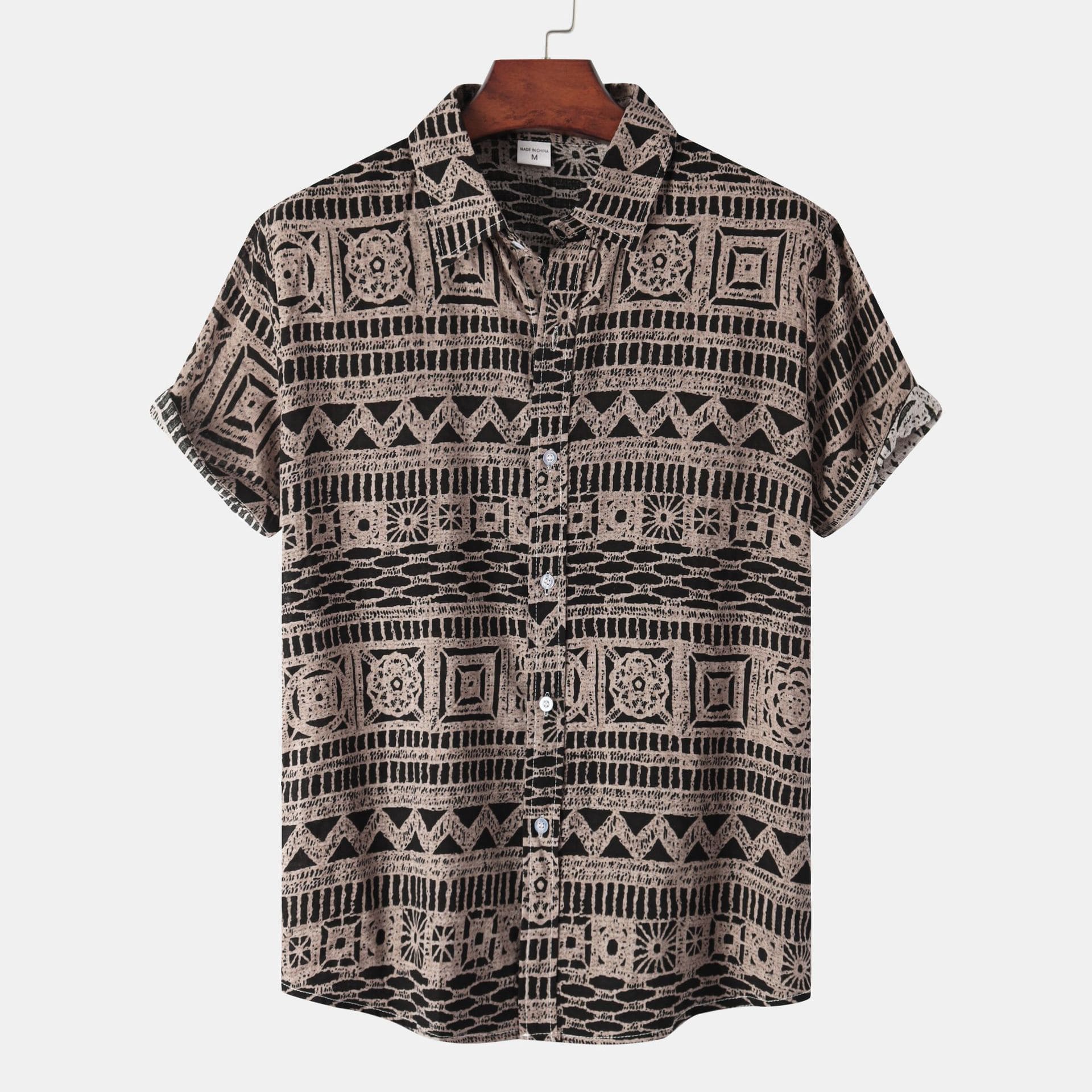 Aztec Island Shirt - Watson Grey