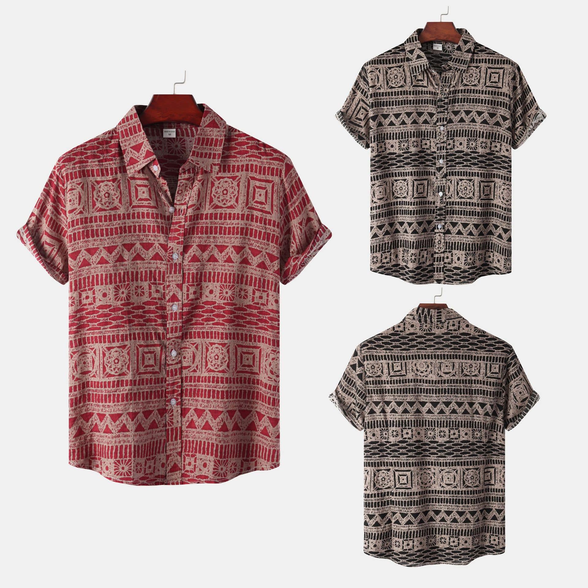 Aztec Island Shirt - Watson Grey