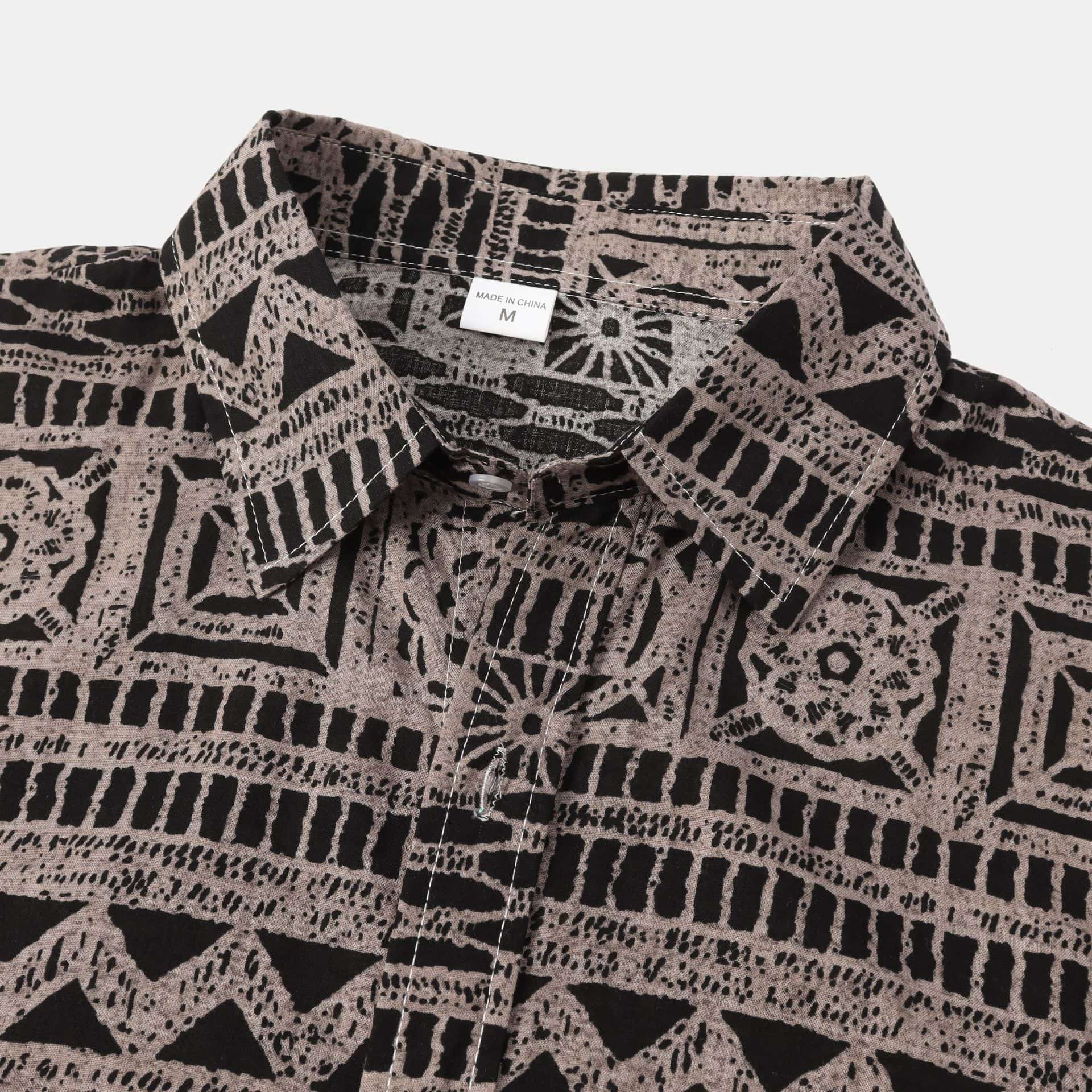 Aztec Island Shirt - Watson Grey