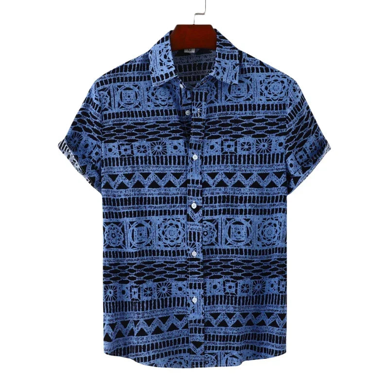 Aztec Island Shirt - Watson Grey