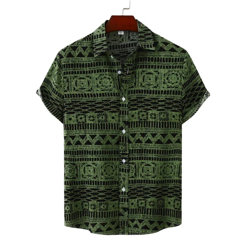 Aztec Island Shirt - Watson Grey