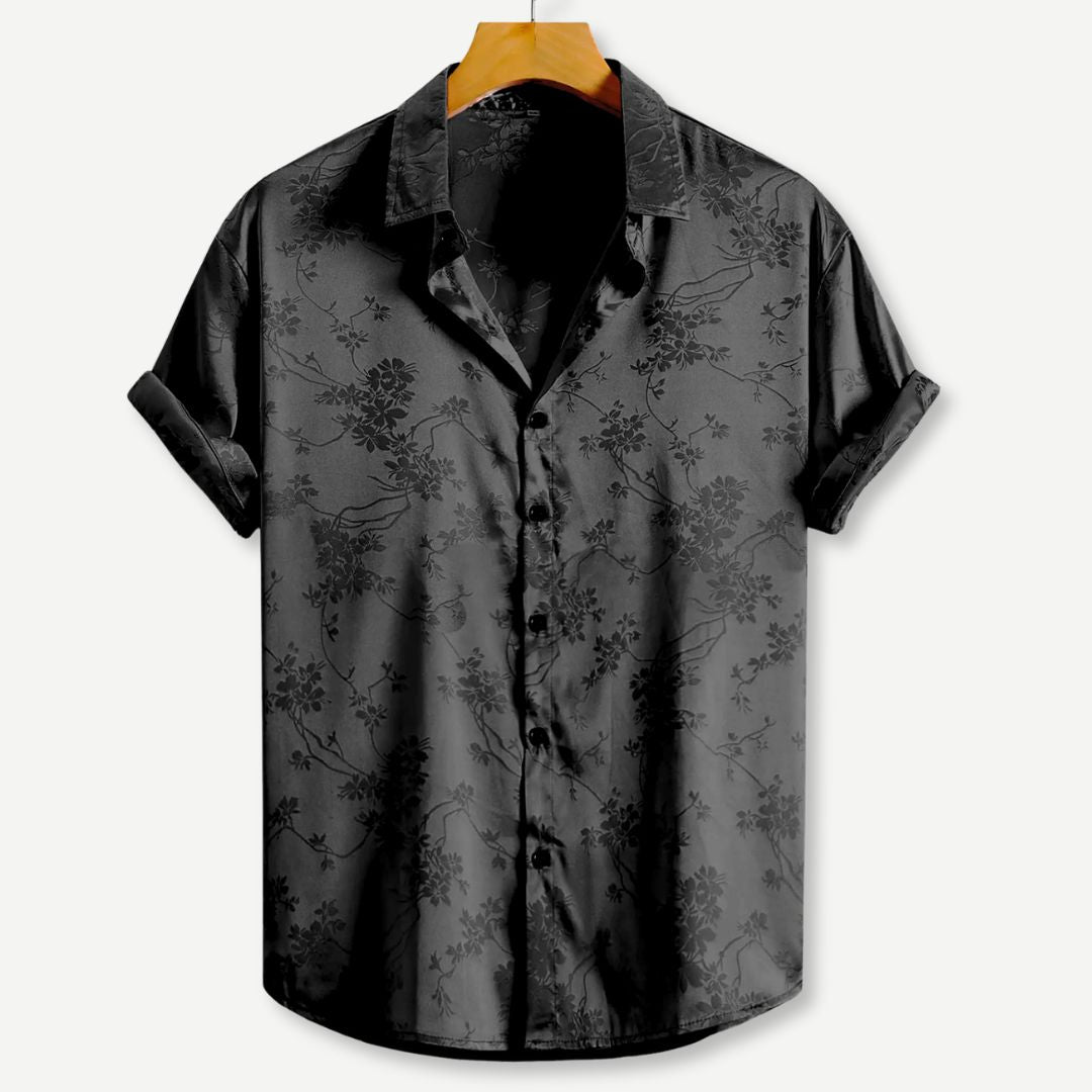 Noir Bloom Shirt - Watson Grey