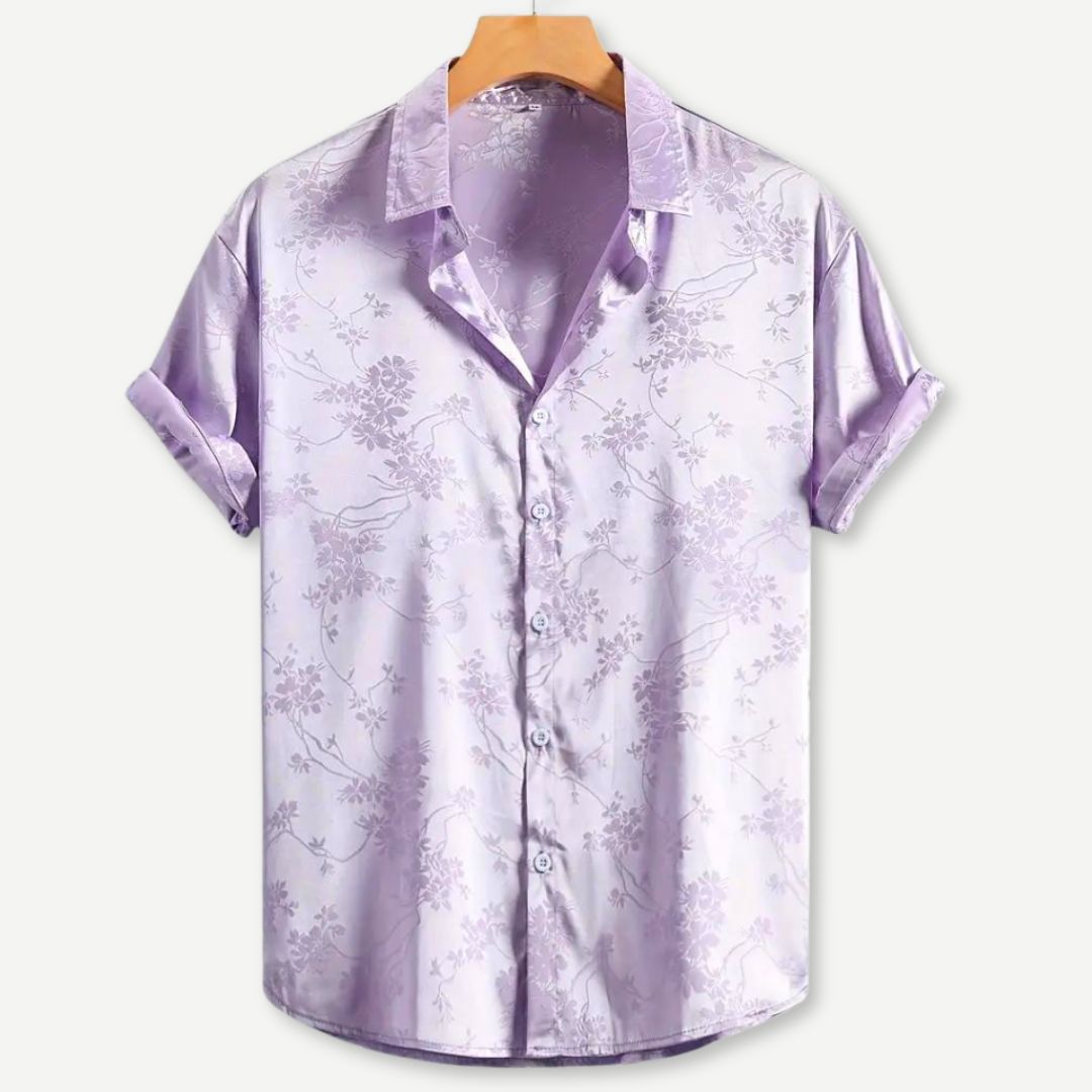 Noir Bloom Shirt - Watson Grey