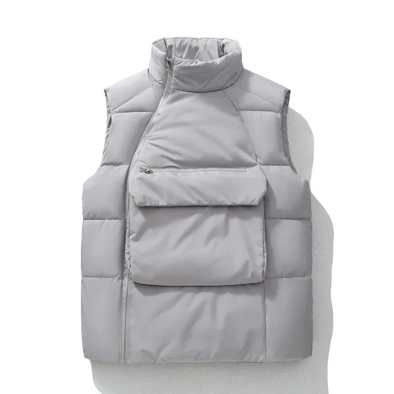Ashton Pocket Vest - Watson Grey