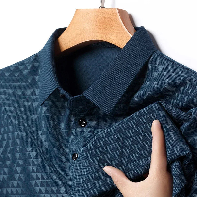 Ashton Ice Silk Polo - Watson Grey