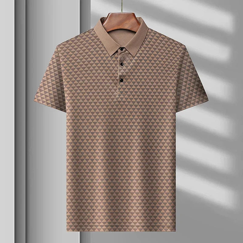 Ashton Ice Silk Polo - Watson Grey