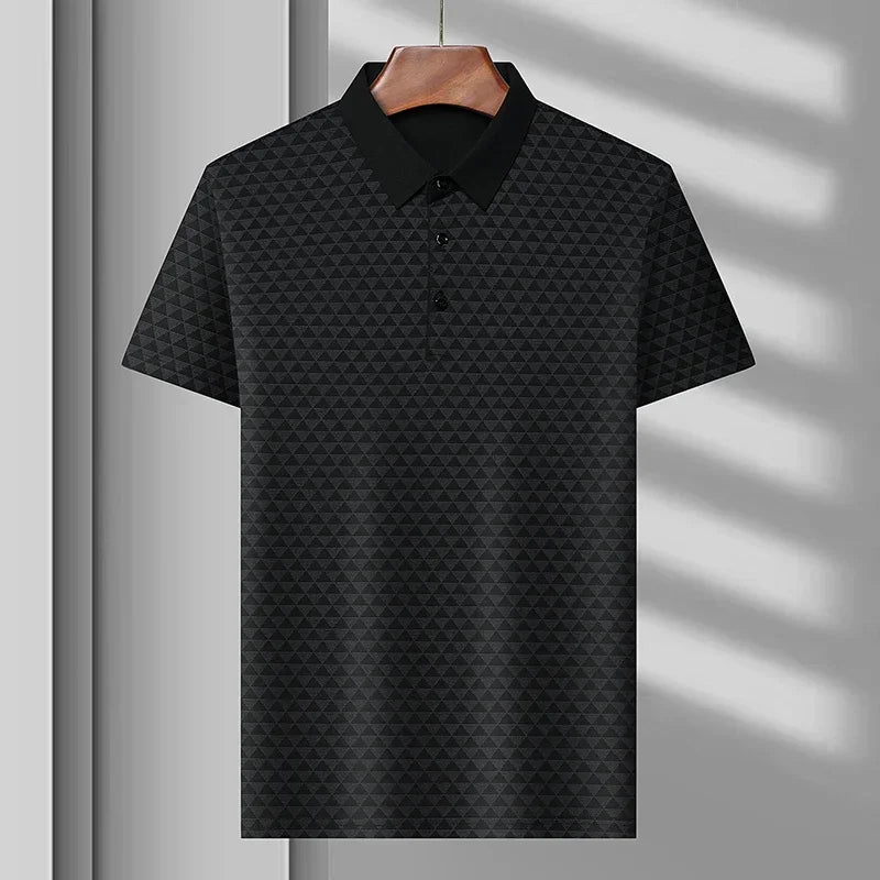Ashton Ice Silk Polo - Watson Grey