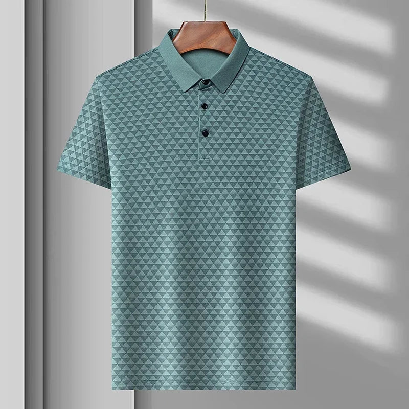 Ashton Ice Silk Polo - Watson Grey