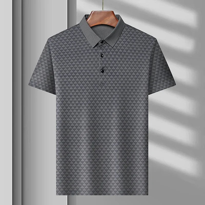 Ashton Ice Silk Polo - Watson Grey