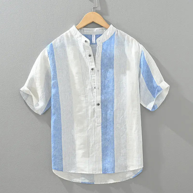 Striped Breeze Shirt - Watson Grey