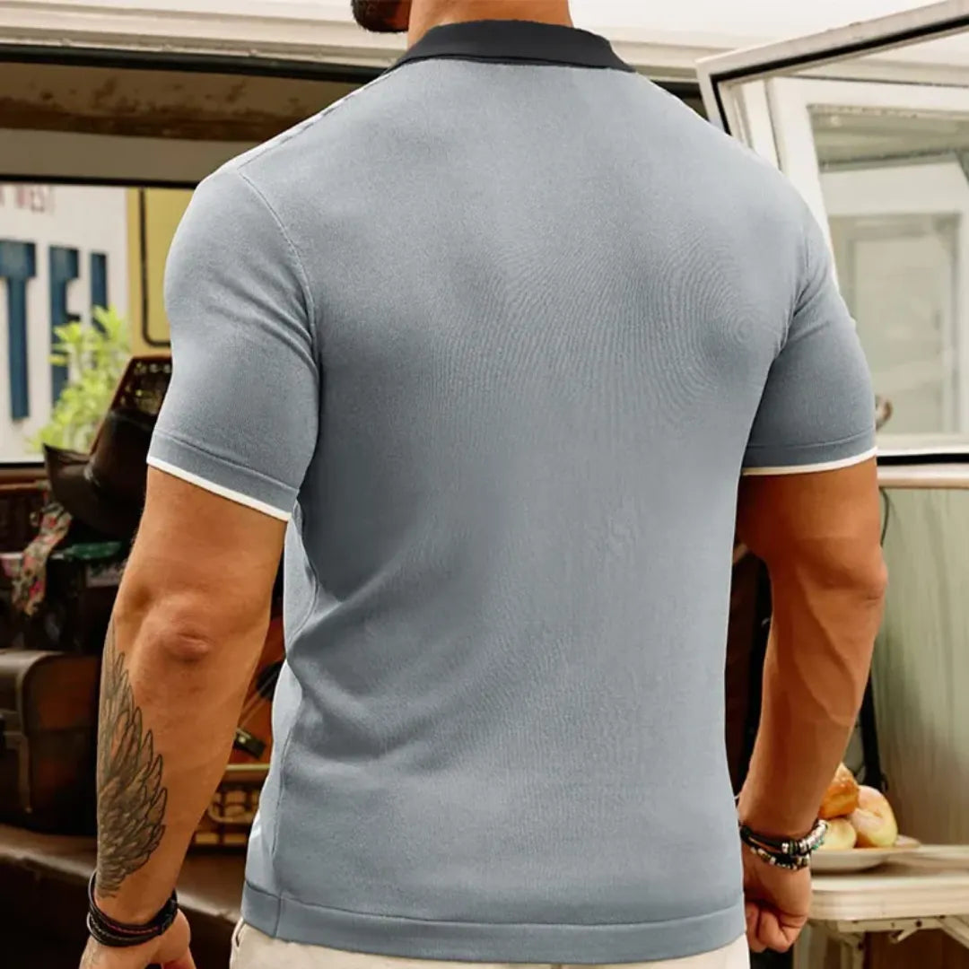 Andrews Striped Shirt - Watson Grey