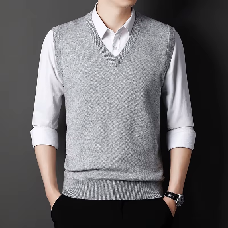 Anderson Wool Vest - Watson Grey