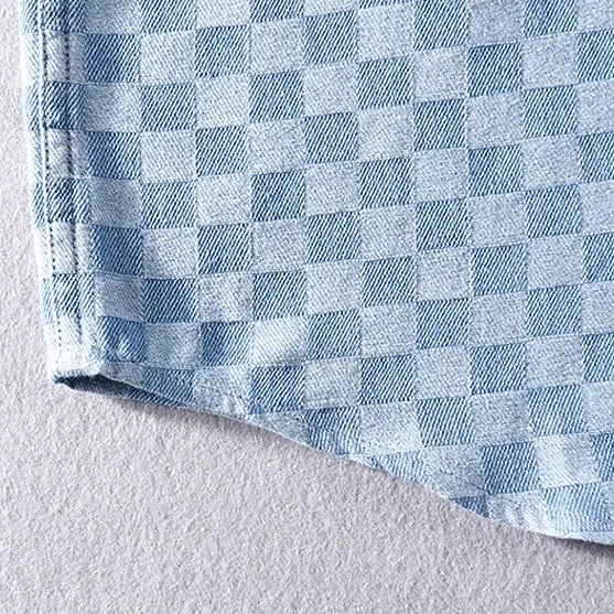 Checkered Button-Up Shirt - Watson Grey