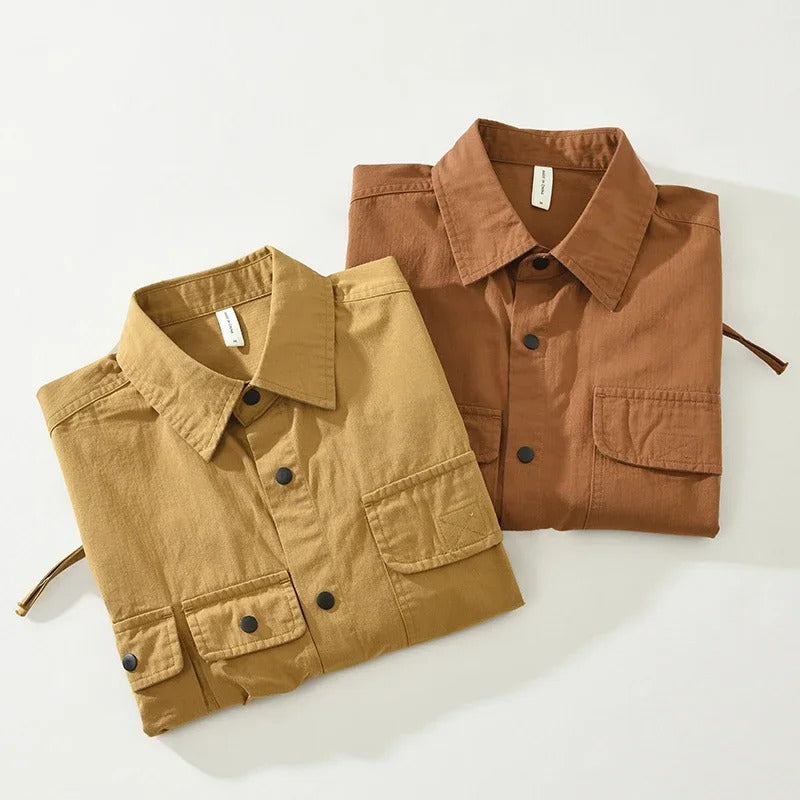 Easton Safari Shirt - Watson Grey