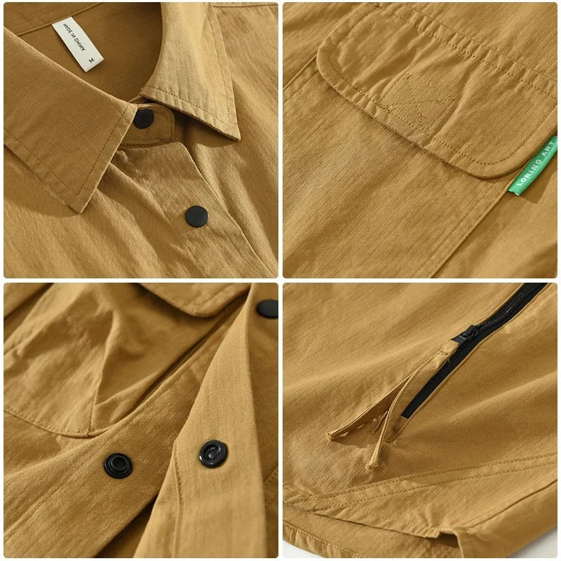 Easton Safari Shirt - Watson Grey