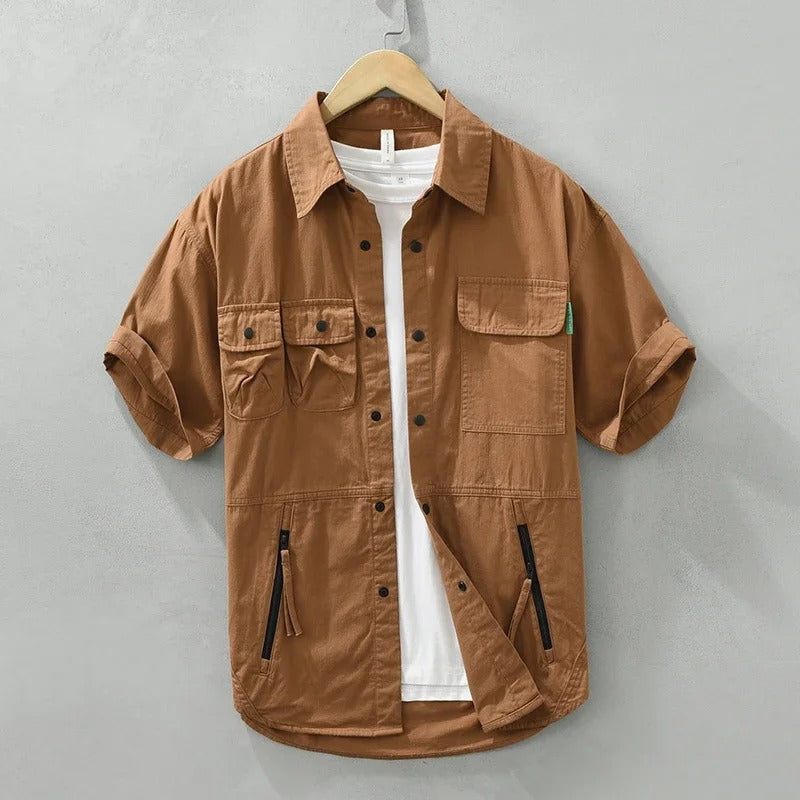 Easton Safari Shirt - Watson Grey