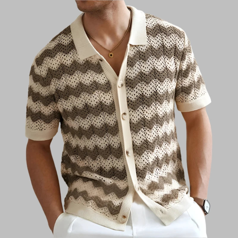 Aruba Breeze Knit Polo - Watson Grey