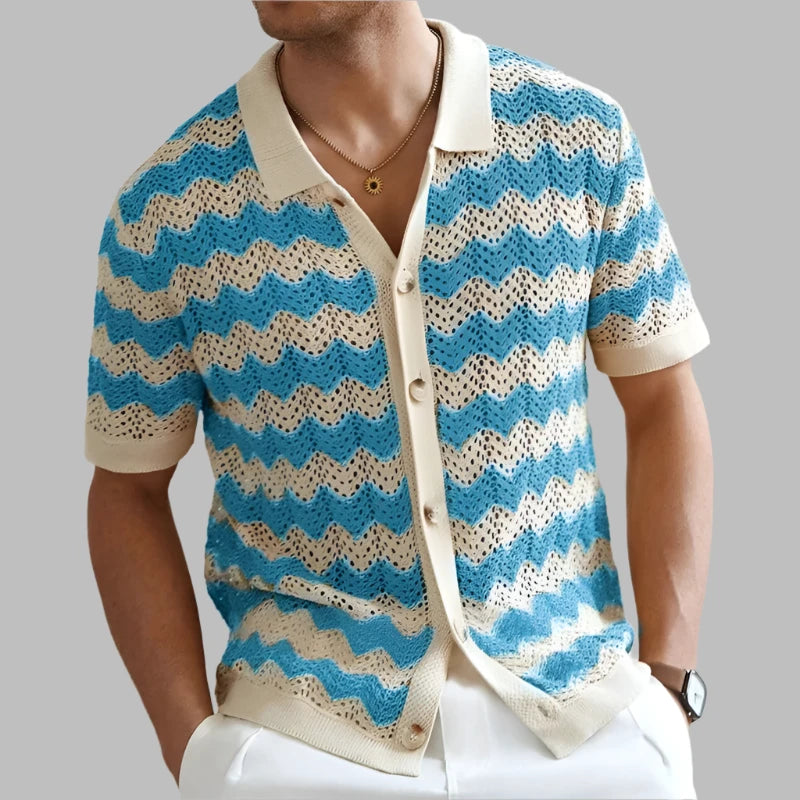 Aruba Breeze Knit Polo - Watson Grey