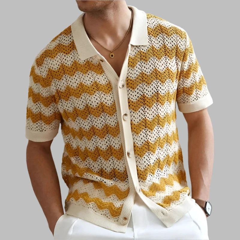 Aruba Breeze Knit Polo - Watson Grey