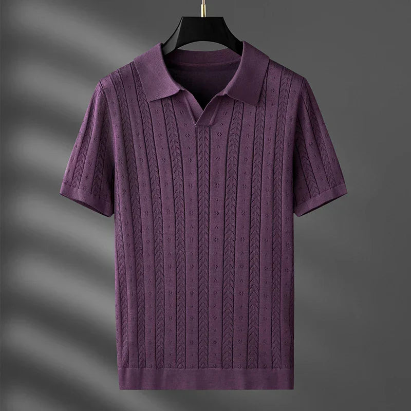 Weston Miller Knit Polo - [Ezra Daniel]
