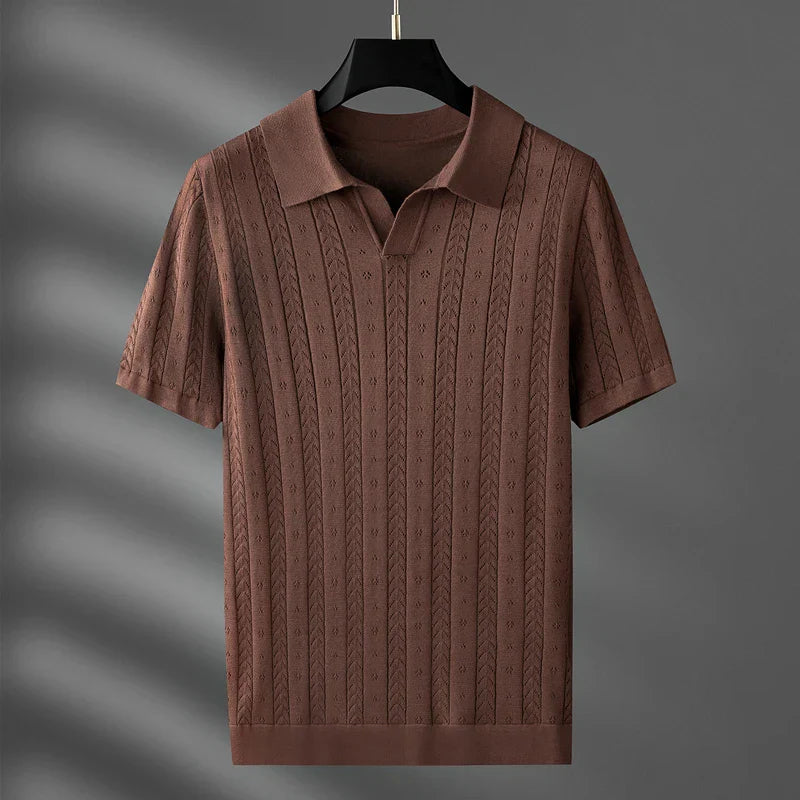 Weston Miller Knit Polo - [Ezra Daniel]