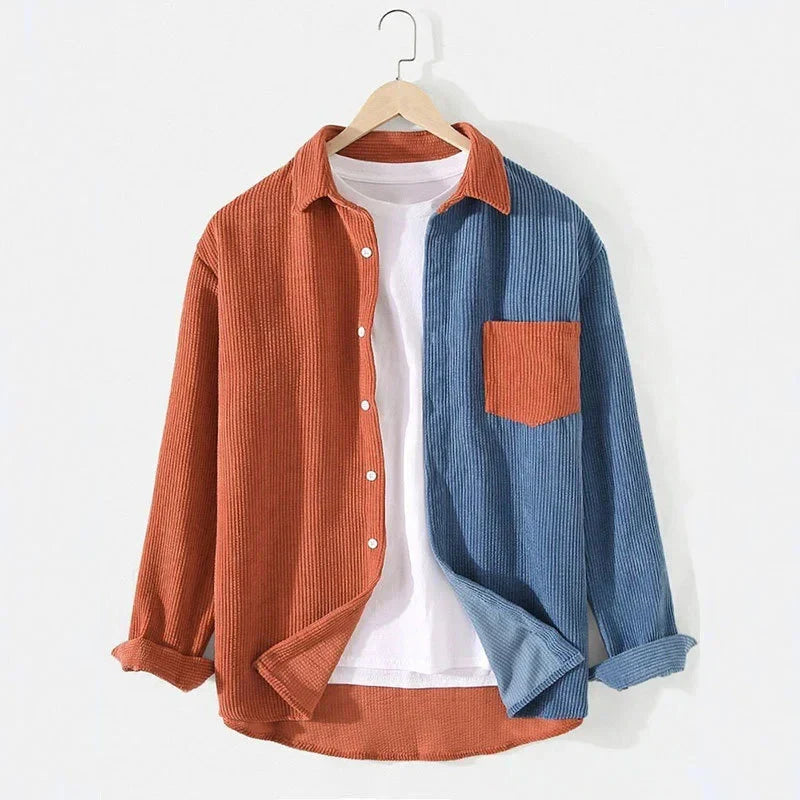 Wilson Two-Tone Corduroy Shirt - [Ezra Daniel]