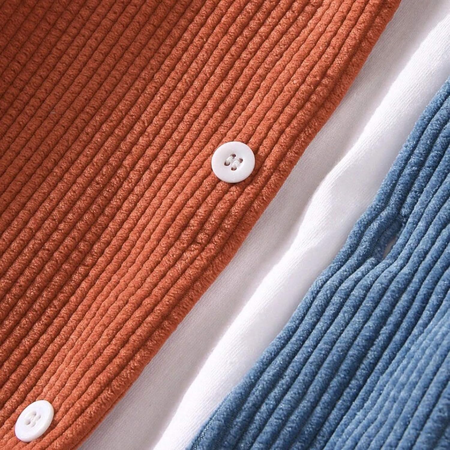 Wilson Two-Tone Corduroy Shirt - [Ezra Daniel]