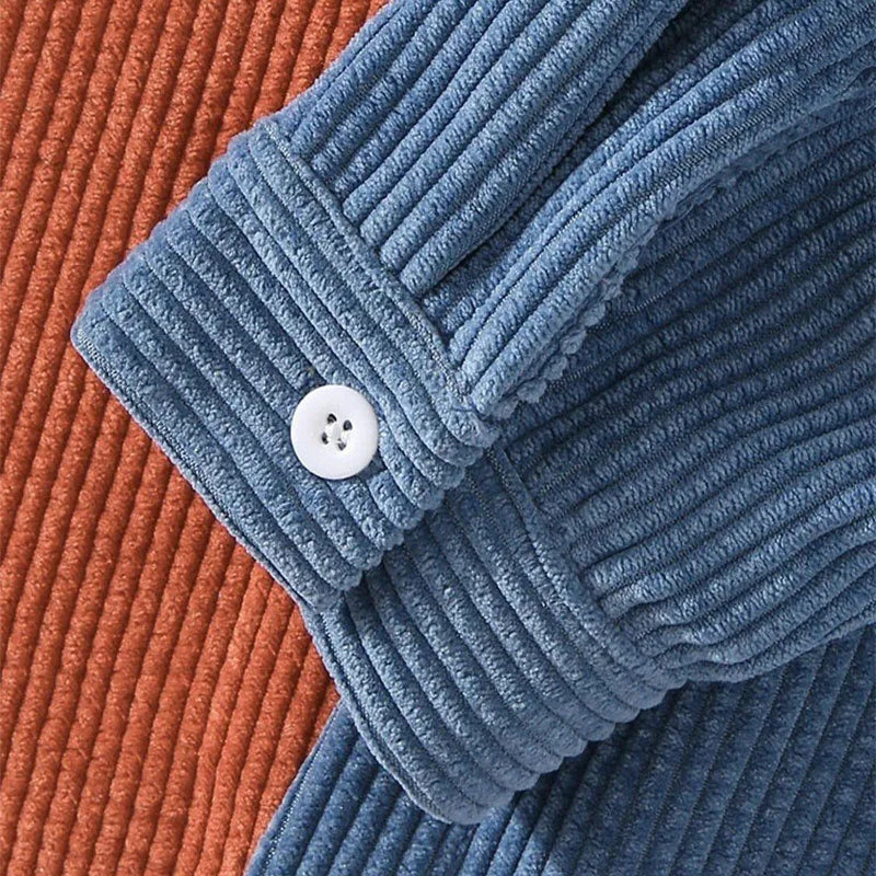 Wilson Two-Tone Corduroy Shirt - [Ezra Daniel]
