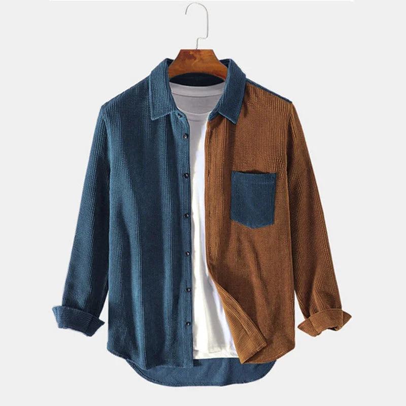 Wilson Two-Tone Corduroy Shirt - [Ezra Daniel]