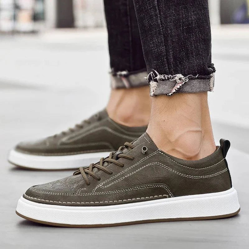 York Miller Leather Sneakers - [Ezra Daniel]