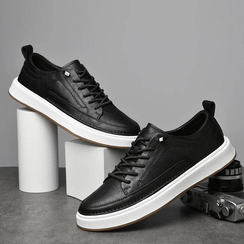 York Miller Leather Sneakers - [Ezra Daniel]